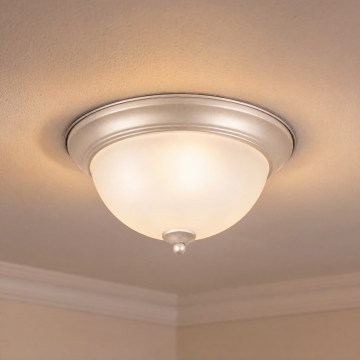 BRILAGI - Таванно осветително тяло FRESCO 2xE27/40W/230V Ø 28 см матов хром