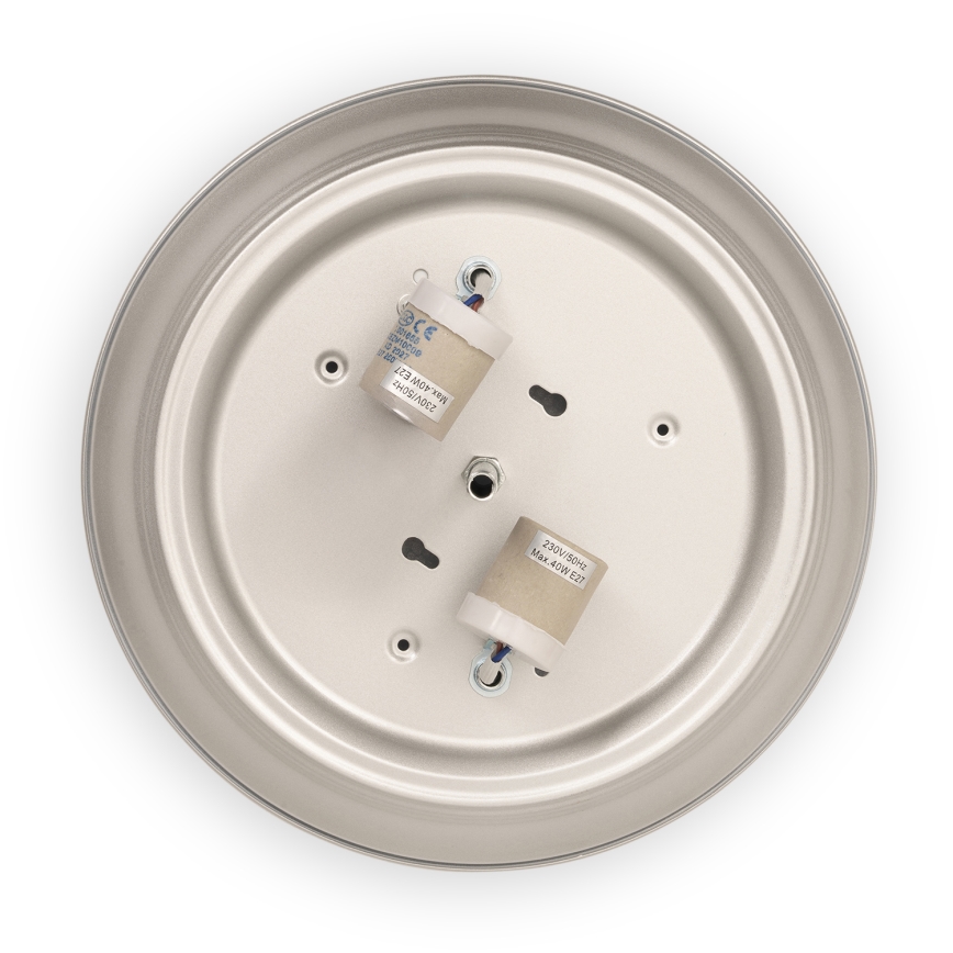 BRILAGI - Таванно осветително тяло FRESCO 2xE27/40W/230V Ø 28 см матов хром