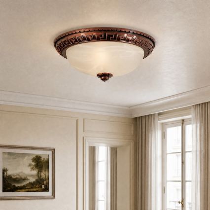 Brilagi - таванно осветително тяло FRESCO 2xE27/40W/230V Ø 30 см, медно