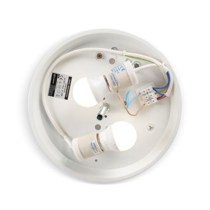 Brilagi - Таванно осветително тяло FRESCO 2xE27/40W/230V Ø 30 см, сребристо