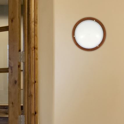 Brilagi - Таванно осветително тяло ORBIS 1xE27/60W/230V Ø 30 см, цвят бор