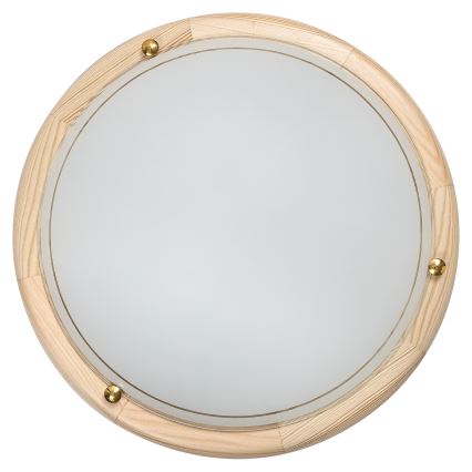 Brilagi - Таванно осветително тяло ORBIS 2xE27/60W/230V, Ø 38 см, от бор