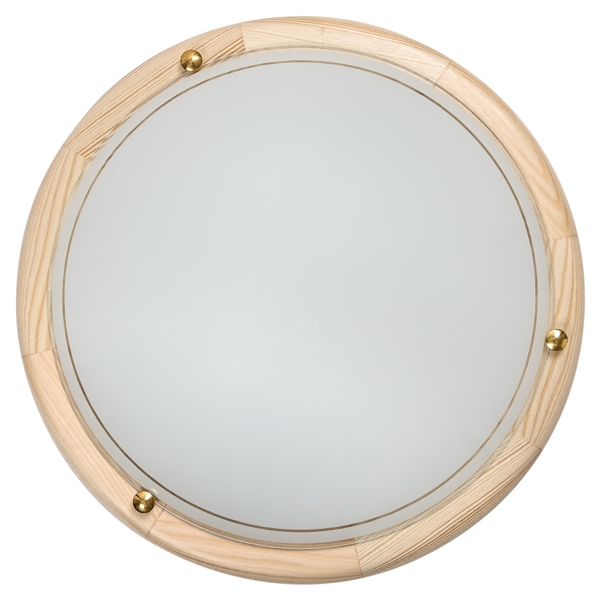 Brilagi - Таванно осветително тяло ORBIS 2xE27/60W/230V, Ø 38 см, от бор