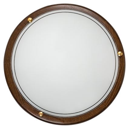 Brilagi - Таванно осветително тяло ORBIS 2xE27/60W/230V Ø 38 см, от бор