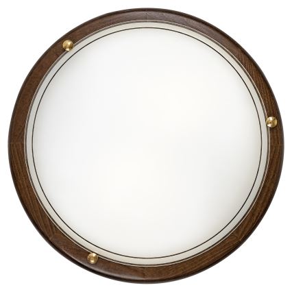 Brilagi - Таванно осветително тяло ORBIS 2xE27/60W/230V Ø 38 см, от бор