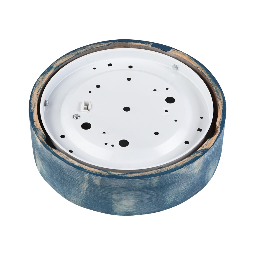 Brilagi - Таванно осветително тяло PINO 1xE27/15W/230V бор/син диам. 27,5 cm