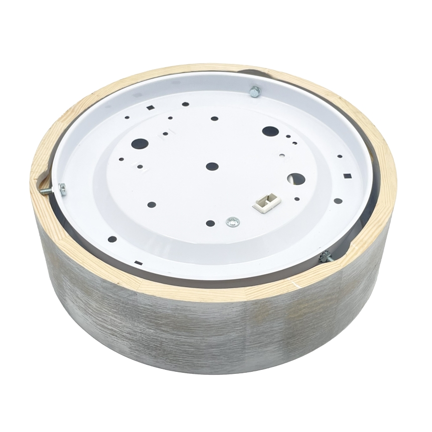 Brilagi - Таванно осветително тяло PINO 1xE27/15W/230V борово/сребристо Ø 27,5 см