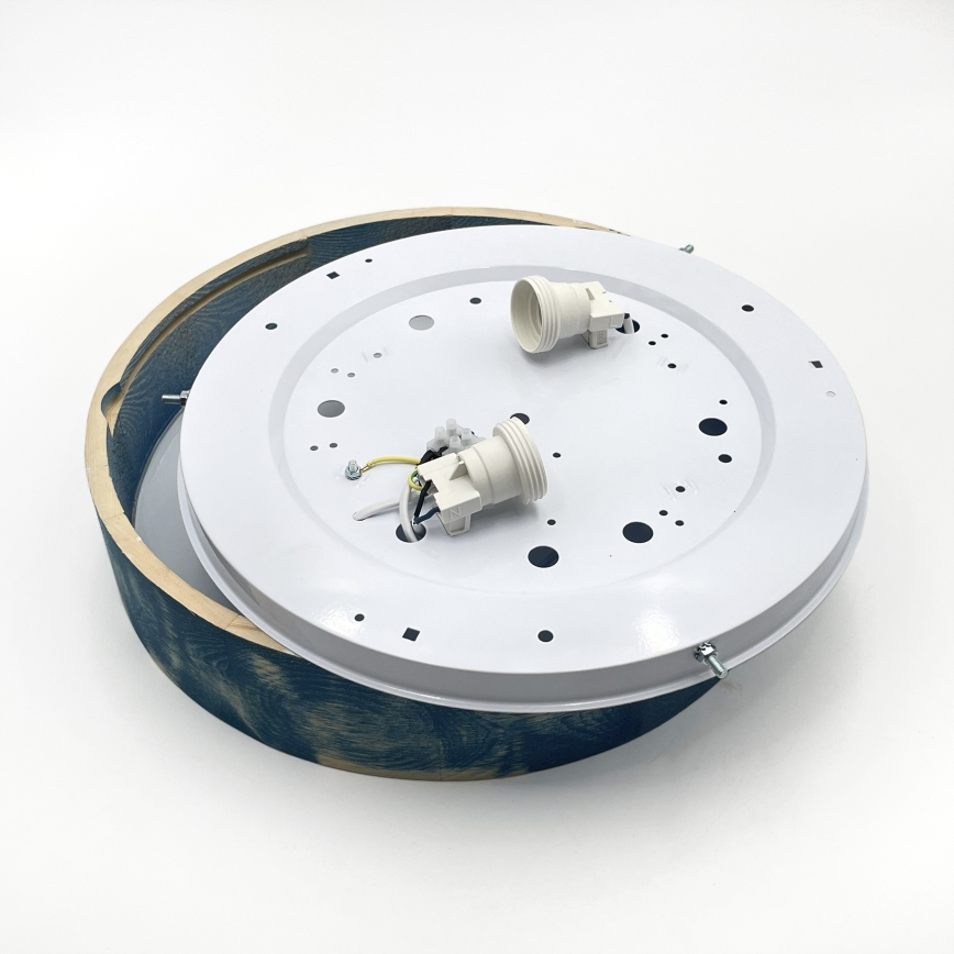 Brilagi - Таванно осветително тяло PINO 2xE27/15W/230V бор/син Ø 37,5 см