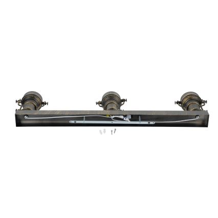 Brilagi - Таванно осветително тяло PYRONIC 3xE27/40W/230V бронзов/патина