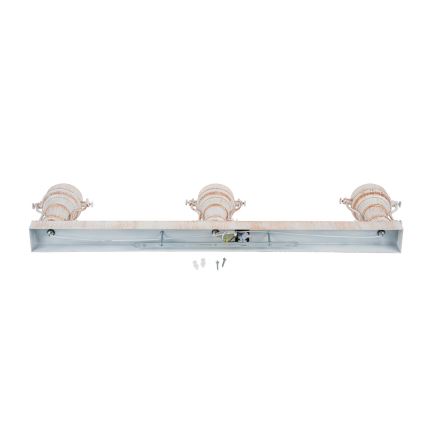 Brilagi - Таванно осветително тяло PYRONIC 3xE27/40W/230V крем/патина