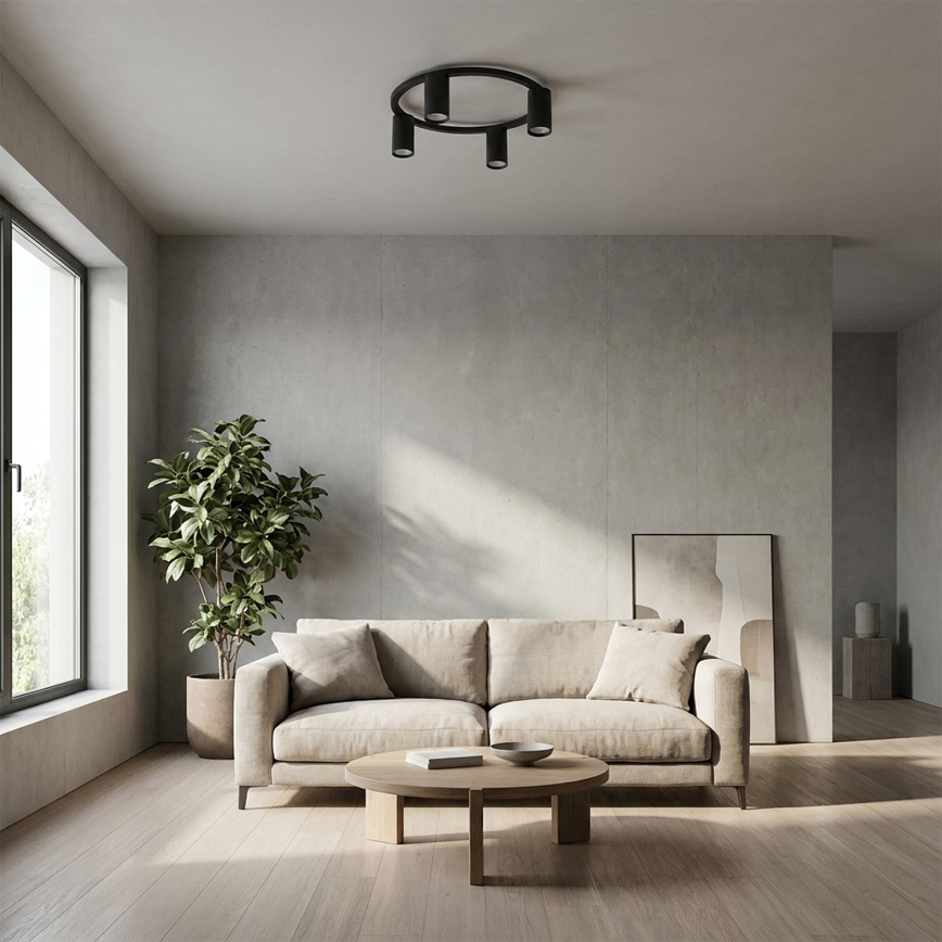 Brilagi - Таванно осветително тяло SELE 4xGU10/30W/230V черен