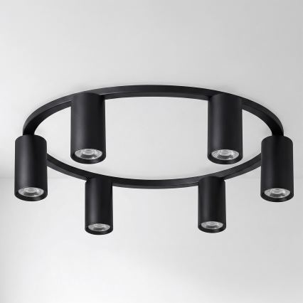 Brilagi - Таванно осветително тяло SELE 6xGU10/30W/230V черно