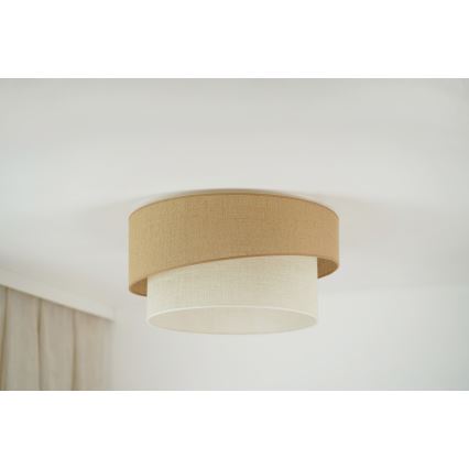 Brilagi - Плафон SHINE 1xE27/15W/230V Ø 50 см бежово/кремаво