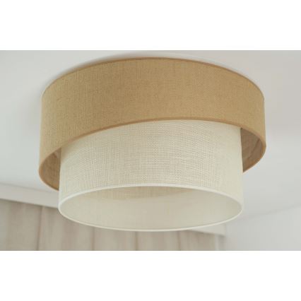 Brilagi - Плафон SHINE 1xE27/15W/230V Ø 50 см бежово/кремаво