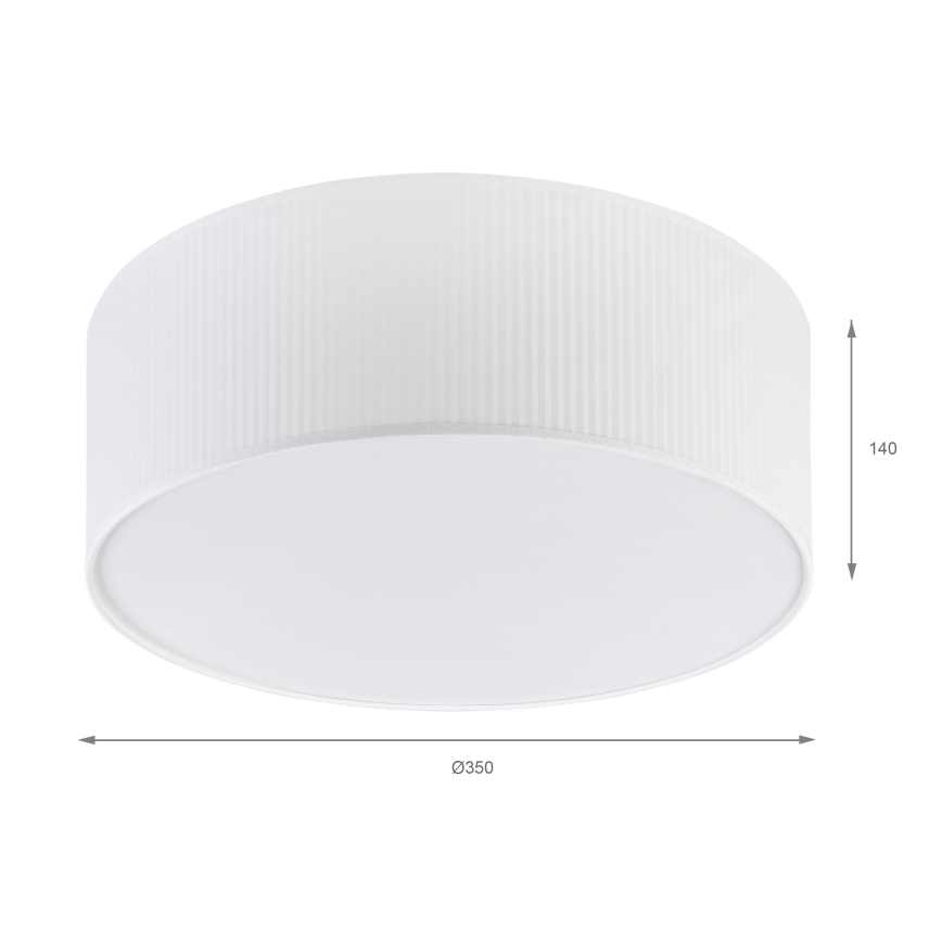 Brilagi - Таванно осветително тяло SIRIJA MODERN 2xE27/60W/230V, диаметър 35 cm, бяло