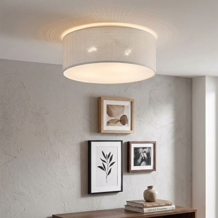 Brilagi - Таванно осветително тяло SIRIJA MODERN 2xE27/60W/230V Ø 35 см, бяло
