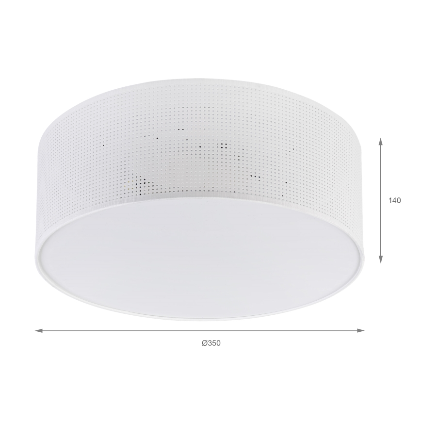 Brilagi - Таванно осветително тяло SIRIJA MODERN 2xE27/60W/230V Ø 35 см, бяло