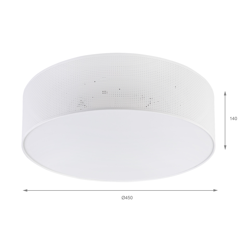 Brilagi - Таванно осветително тяло SIRIJA MODERN 4xE27/60W/230V pr. 45 cm бяло