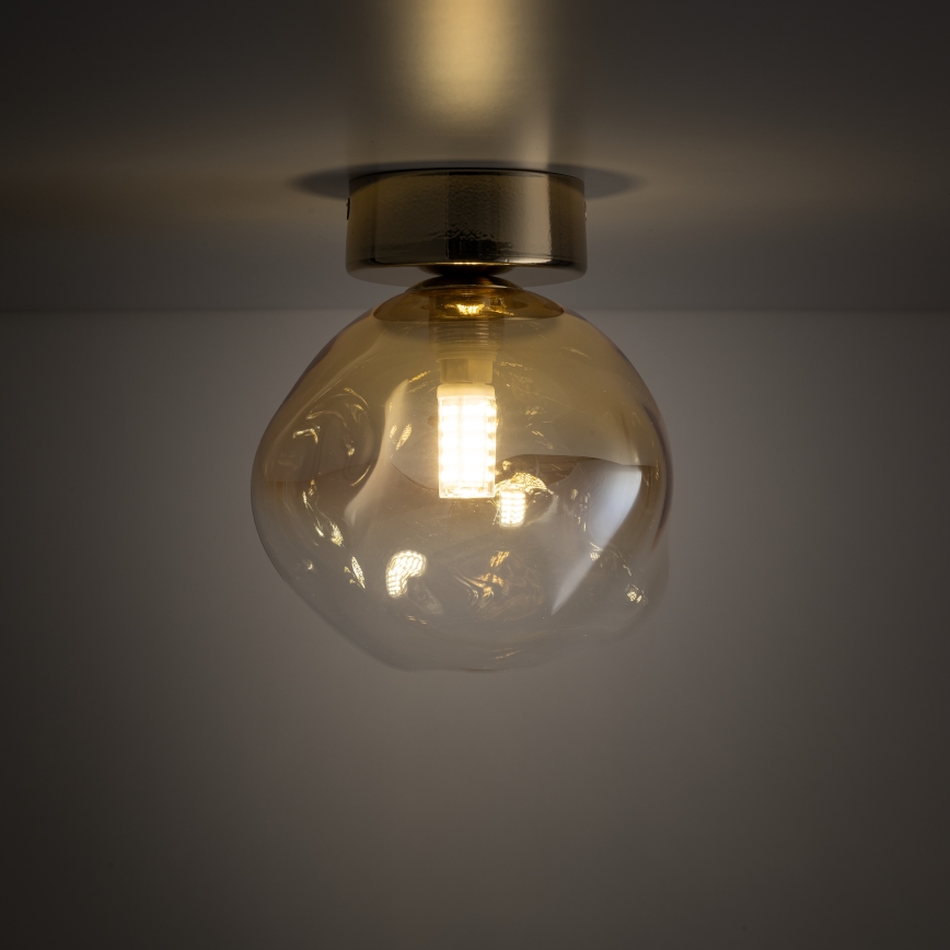 Brilagi - Таванно осветително тяло VULCANO 1xG9/8W/230V златисто/опушено бежово