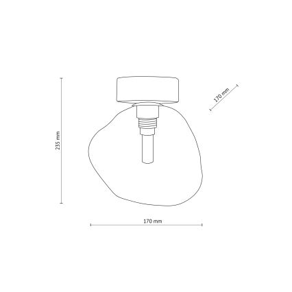 Brilagi - Таванно осветително тяло VULCANO 1xG9/8W/230V златисто/опушено бежово