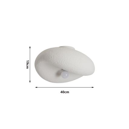 BRILAGI - Таванно осветително тяло WABI SABI 1xE27/60W/230V Ø 40 cm бяло