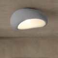 BRILAGI - Таванно осветително тяло WABI SABI 1xE27/60W/230V Ø 40 см сиво