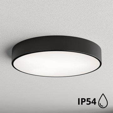 Brilagi - Таванно осветително тяло за баня CLARE 4xE27/24W/230V Ø 50 cm IP54 черно