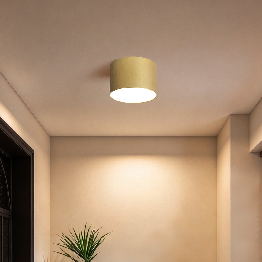 BRILAGI - Таванно осветително тяло за баня FORIS LED/9W/230V Ø 9 см, златно, IP44, CRI 90