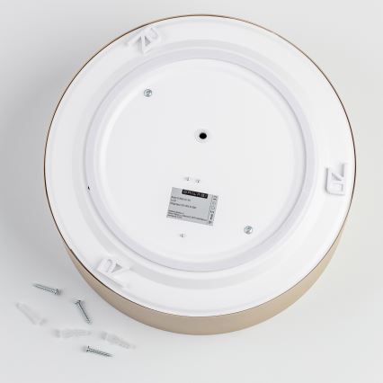 Brilagi - Таванно осветително тяло за баня POOL 2xE27/15W/230V Ø 30 cm IP54 бежово