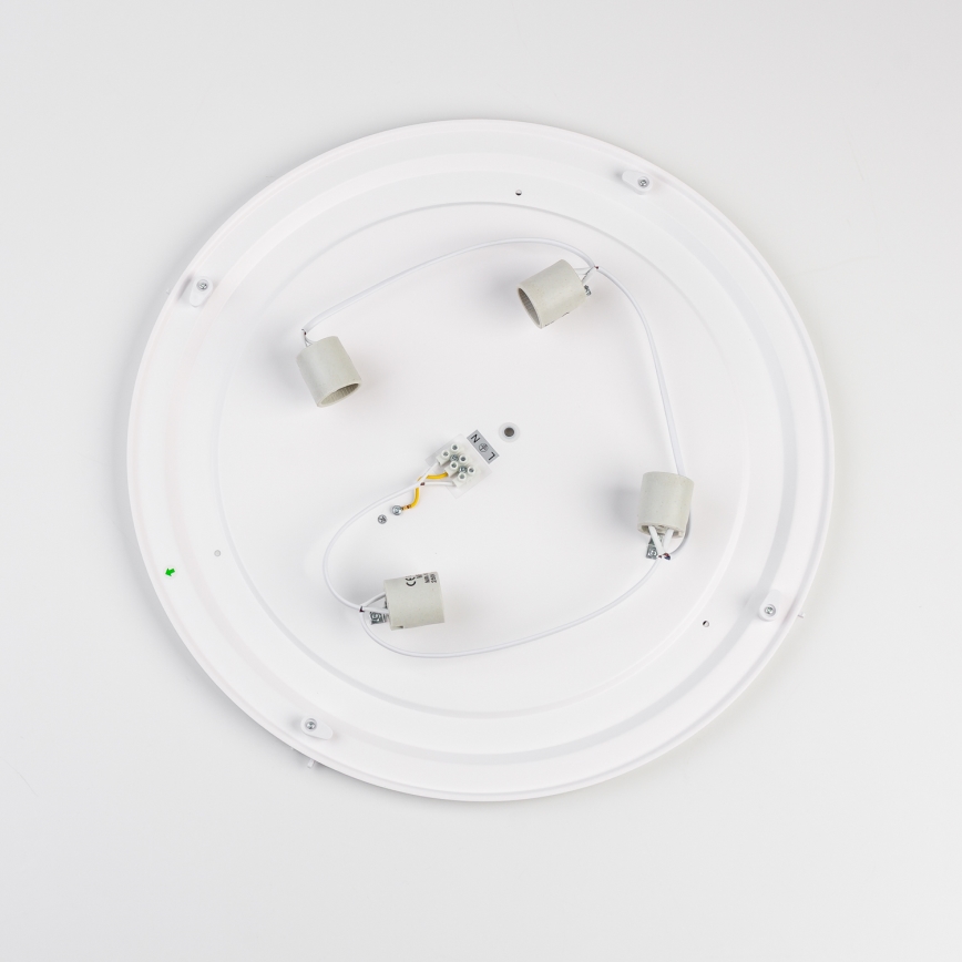 Brilagi - Таванно осветително тяло за баня POOL 4xE27/15W/230V Ø 50 см IP54 черно