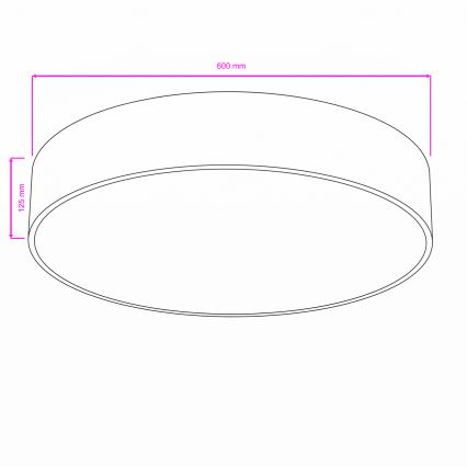 Brilagi - Таванно осветително тяло за баня POOL 5xE27/15W/230V Ø 60 см IP54 бежово