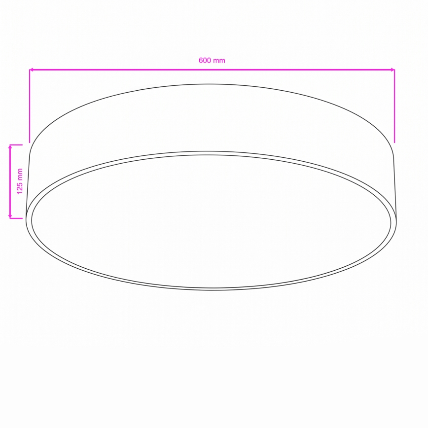 Brilagi - Таванно осветително тяло за баня POOL 5xE27/15W/230V Ø 60 см IP54 бежово