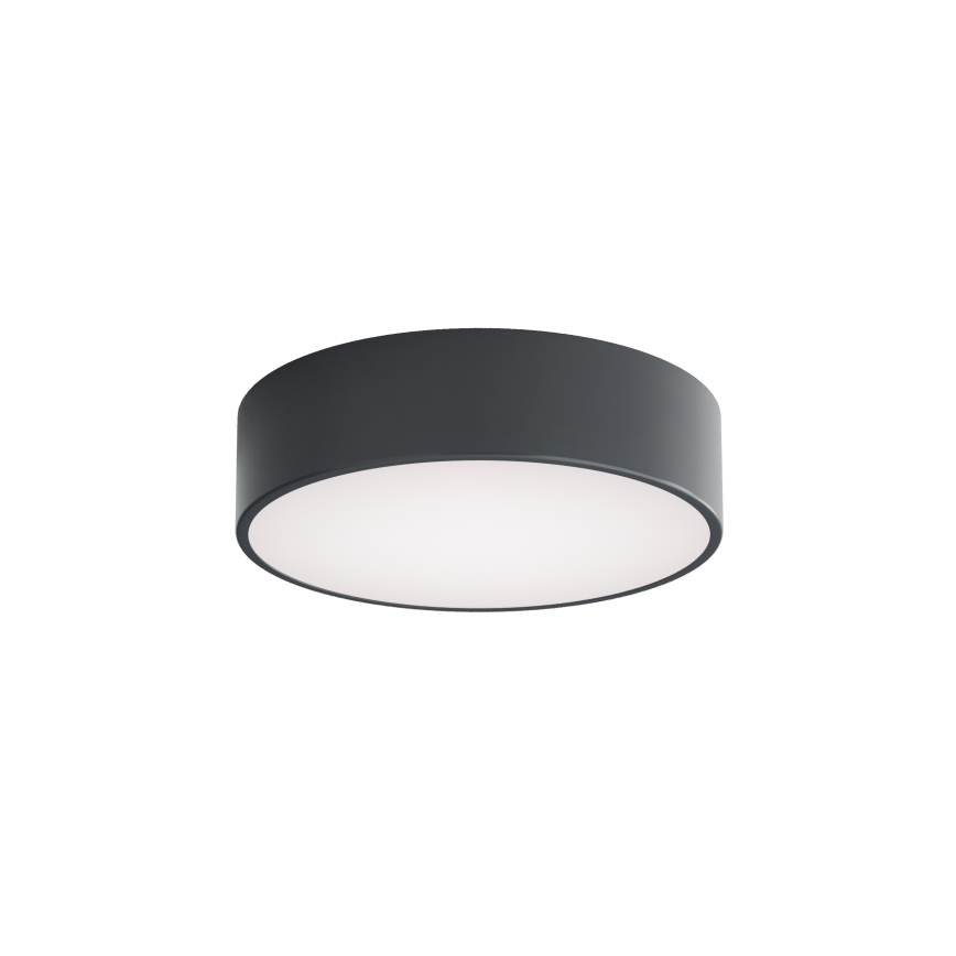 Brilagi - Плафон за баня със сензор за движение и за сумрак CLARE 2xE27/24W/230V Ø 30 см антрацит IP54