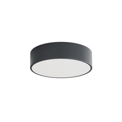 Brilagi - Плафон за баня със сензор за движение и за сумрак CLARE 2xE27/24W/230V Ø 30 см антрацит IP54