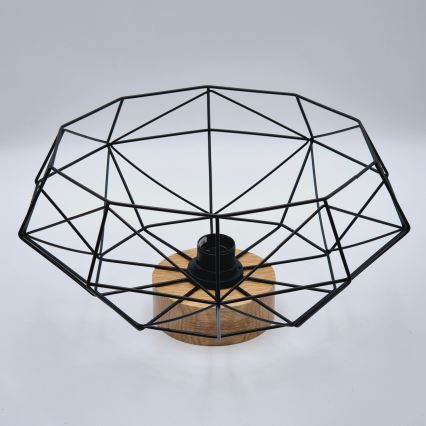 Brilagi - Плафон WOODY BASKET 1xE27/60W/230V дъб орех