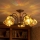 Brilagi - Тифани витражен плафонен полилей MIRABELLA, 5×E27/60W/230V, Ø 60 см