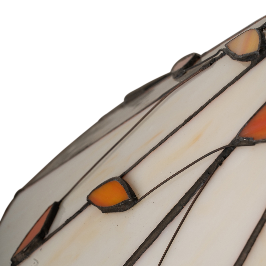 Brilagi - Тифани витражен полилей на верига FOLIA 1xE27/60W/230V диам. 40 см