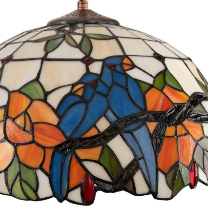 Brilagi - Тифани витражен полилей на верига JUNGLE 1xE27/60W/230V Ø 40 cm