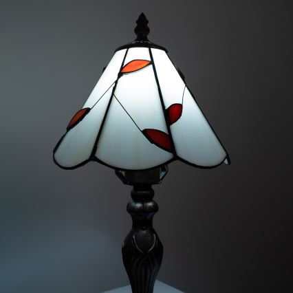 Brilagi - Тифани витражна настолна лампа FOLIA 1xE27/60W/230V