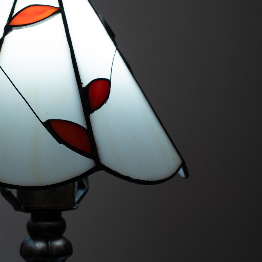 Brilagi - Тифани витражна настолна лампа FOLIA 1xE27/60W/230V