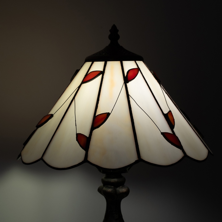 Brilagi - Тифани витражна настолна лампа FOLIA 1xE27/60W/230V