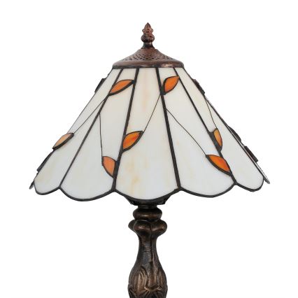 Brilagi - Тифани витражна настолна лампа FOLIA 1xE27/60W/230V