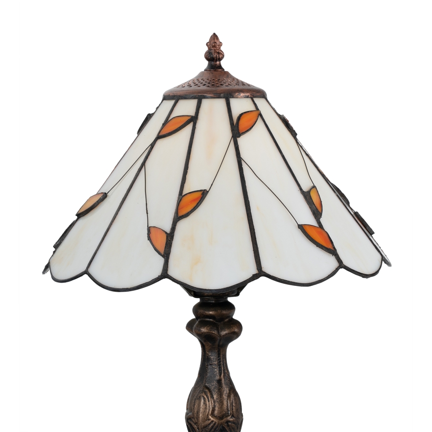 Brilagi - Тифани витражна настолна лампа FOLIA 1xE27/60W/230V