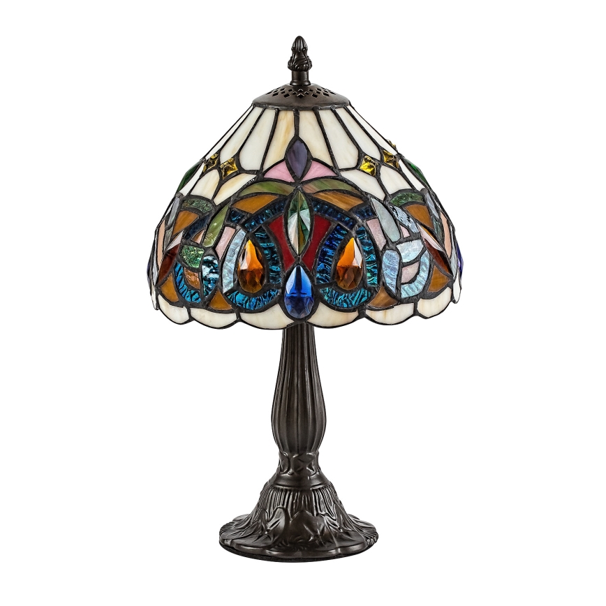 Brilagi - Тифани витражна настолна лампа LUISA 1xE14/40W/230V