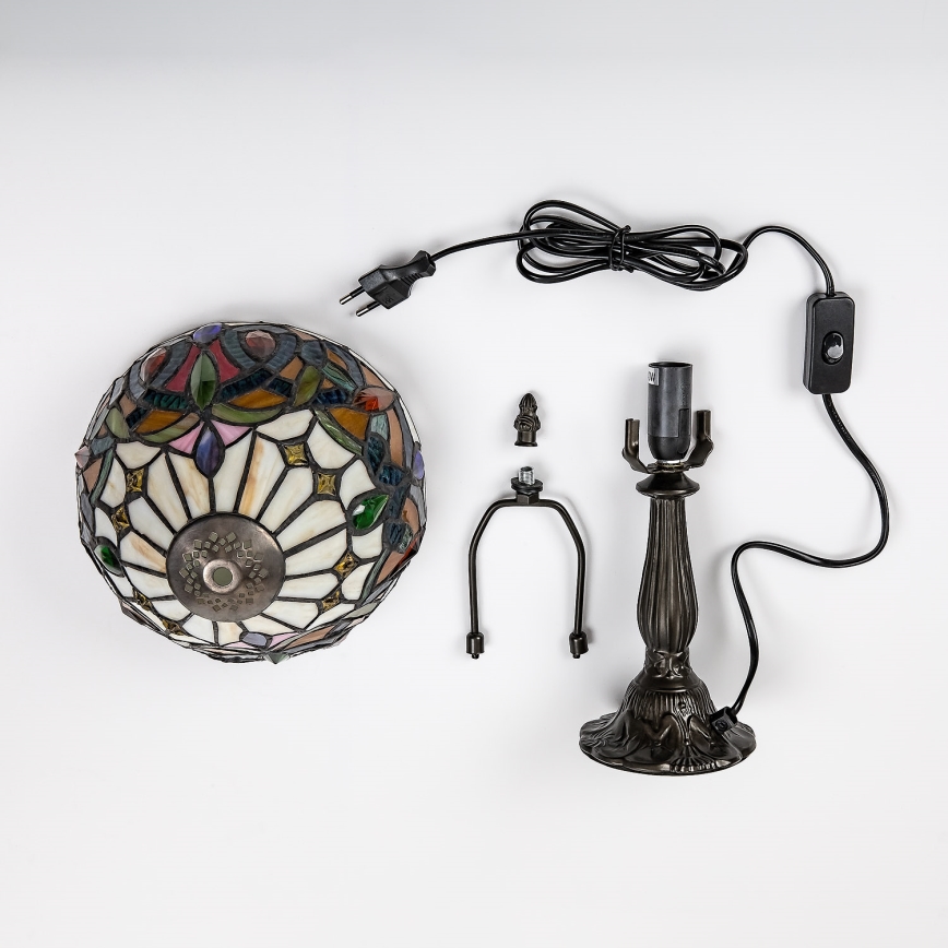 Brilagi - Тифани витражна настолна лампа LUISA 1xE14/40W/230V