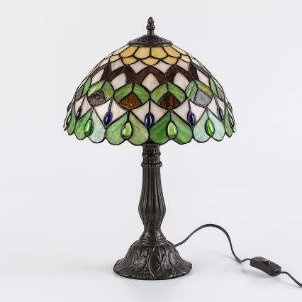 Brilagi - Тифани витражна настолна лампа MARGARET 1xE27/40W/230V