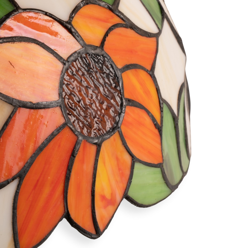 Brilagi - Тифани витражна настолна лампа SUNFLOWER 1xE27/60W/230V