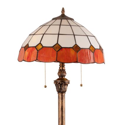 Brilagi - Тифани витражна стояща лампа SIENNA 2xE27/60W/230V