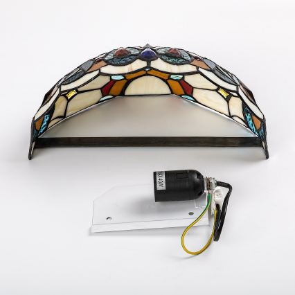 Brilagi - Тифани витражно стенно осветително тяло LUISA 1xE27/40W/230V