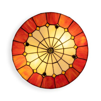 Brilagi - Tiffany витражен плафон SIENNA 3xE27/60W/230V Ø 40 см